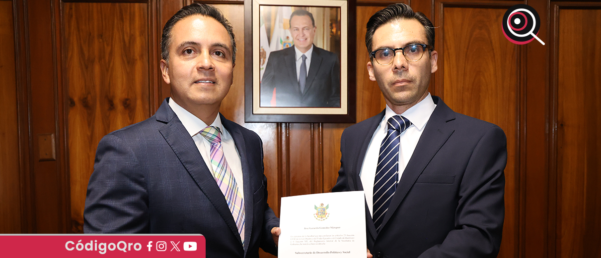 José González, subsecretario, Desarrollo Político y Social,