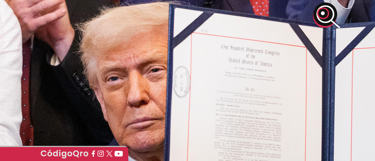 El presidente de Estados Unidos, Donald Trump, volvió a lanzar duras advertencias contra México. Foto: Agencia EFE