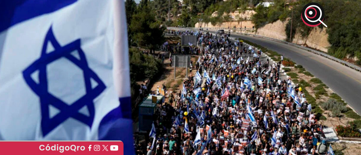 Manifestantes pidieron a Netanyahu y Trump lograr un acuerdo con Hamás para liberar rehenes; otro grupo exigió el fin de la ofensiva militar en Gaza / Foto: Cortesía