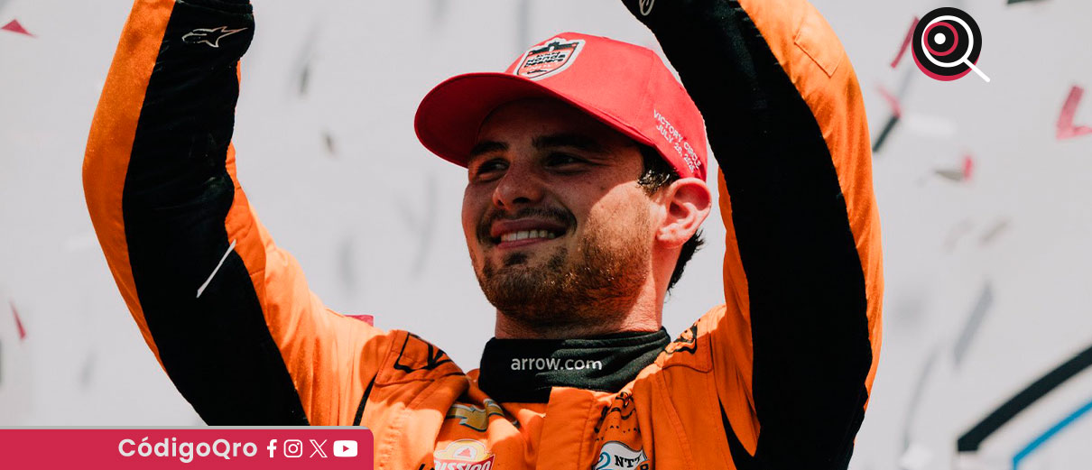 El piloto regiomontano remontó desde la décima posición para conquistar su segunda victoria del año y la novena en su carrera dentro del serial estadounidense / Foto: Cortesía