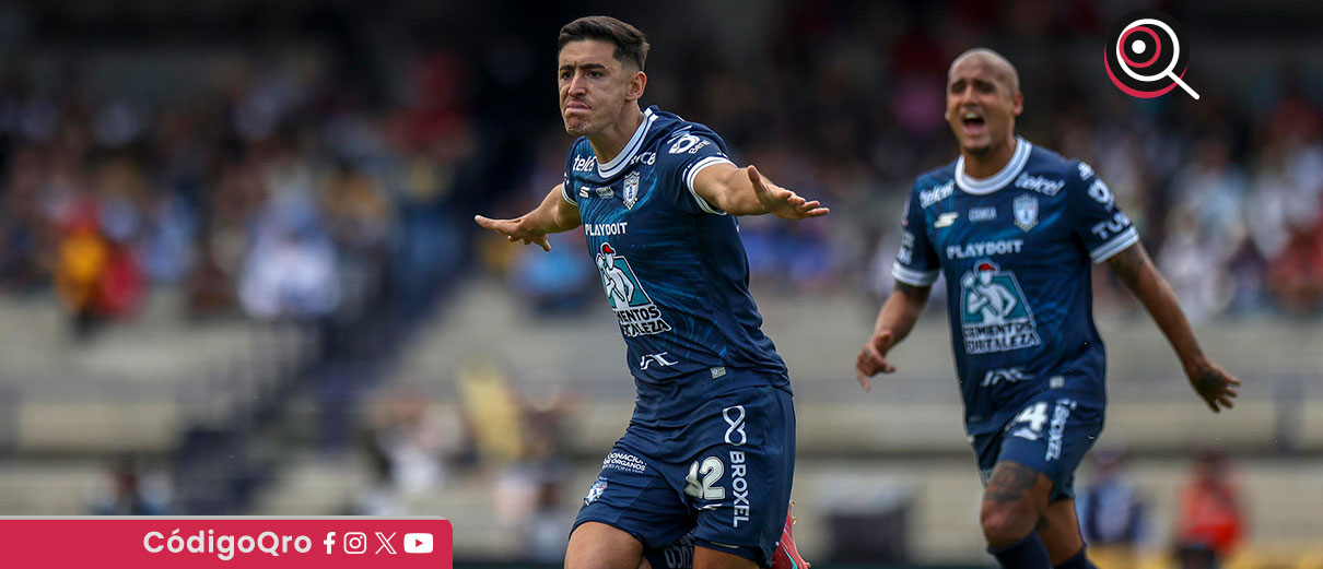 Pachuca venció 3-2 a Pumas con goles de Bautista, Cádiz y Togni, y mantiene paso perfecto en el Apertura 2025 / Foto: Agencia EFE