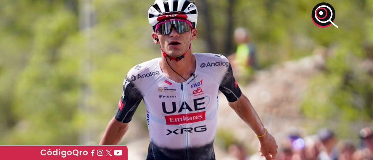 Con esta victoria, Isaac Del Toro consolida su crecimiento en el ciclismo internacional y demuestra que está listo para retos mayores en el calendario europeo / Foto: Cortesía