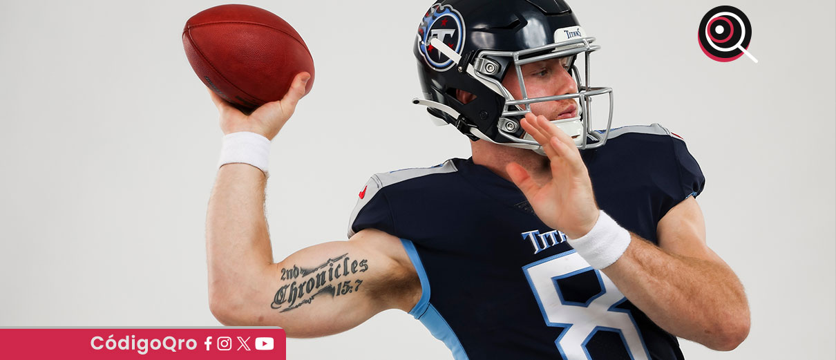 La lesión de Will Levis representa un reto para los Titans, que apuestan por el talento emergente de Ward para liderar su ofensiva en un año clave para el futuro del equipo / Foto: Cortesía