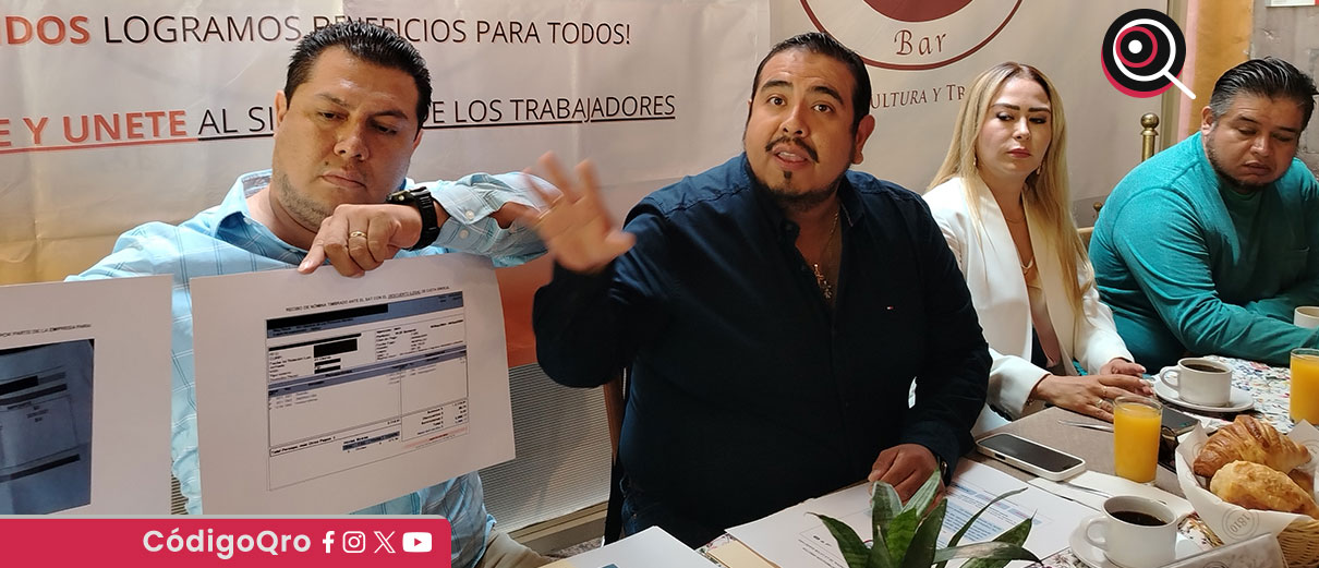 En conferencia de prensa, Mauricio Castillo Ortiz, representante de CTC Bajío, exigió la devolución de los recursos, estimados en más de 500 mil pesos / Foto: Olivia Arredondo
