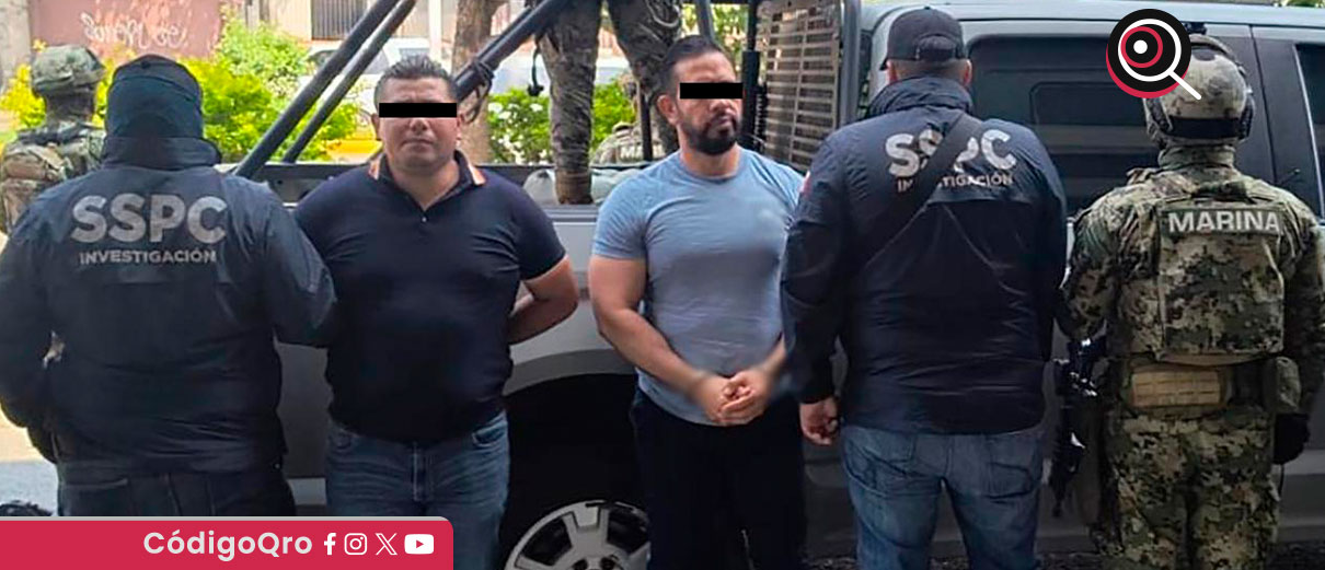 La captura se concretó en la colonia Los Gavilanes, donde Ulises “N” fue interceptado mientras iba acompañado por un escolta / Foto: Cortesía