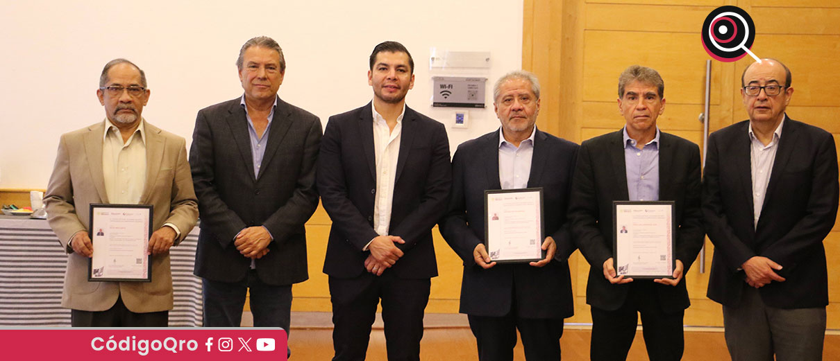 La UPSRJ certificó a tres tasadores del estado en el estándar EC-1397, avalado por el CONOCER, fortaleciendo la profesionalización del sector inmobiliario en Querétaro / Foto: Cortesía