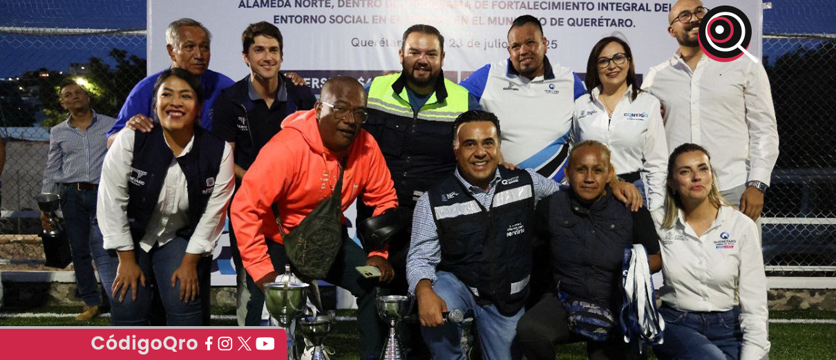 rehabilitación, cancha de futbol, Alameda Norte,