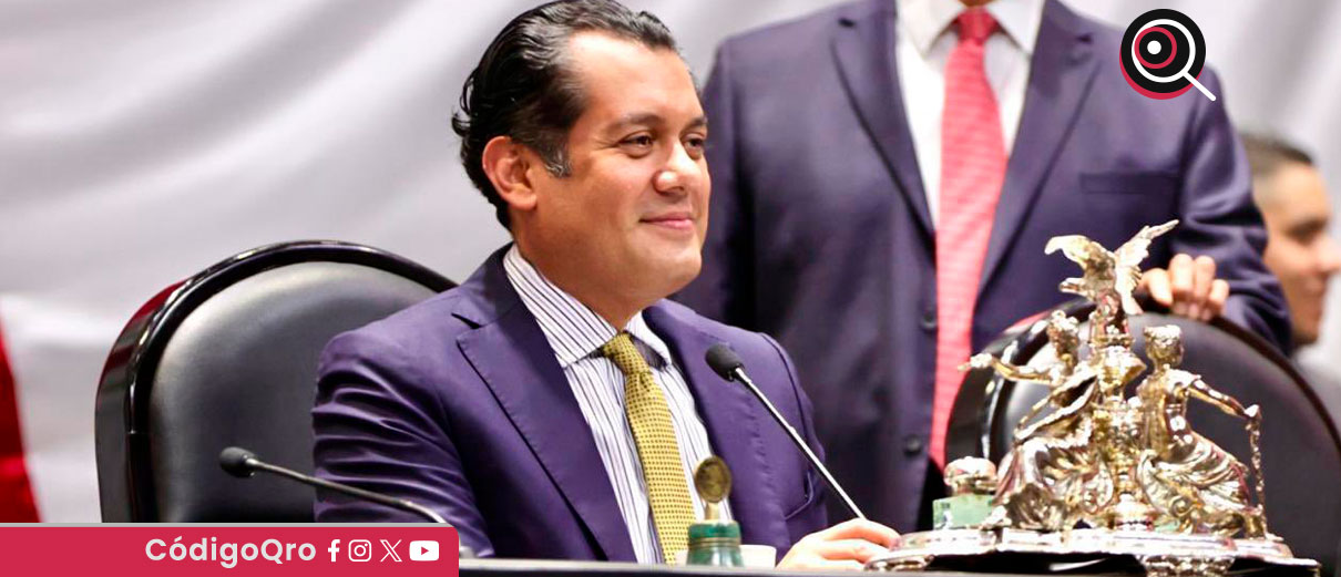 Sergio Gutiérrez Luna responsabilizó a Claudio X. González de impulsar la campaña “Dato Protegido” / Foto: Cortesía