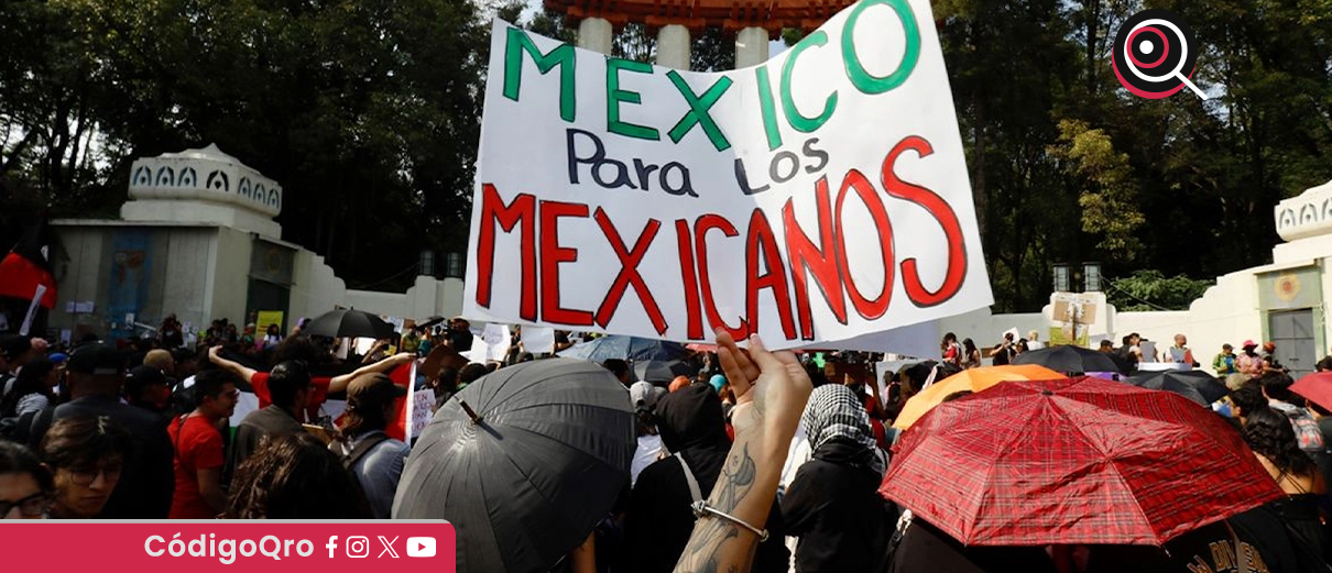 Embajada de EUA, marcha, gentrificación, CDMX,