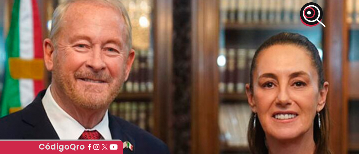 Sheinbaum, embajador, Johnson,