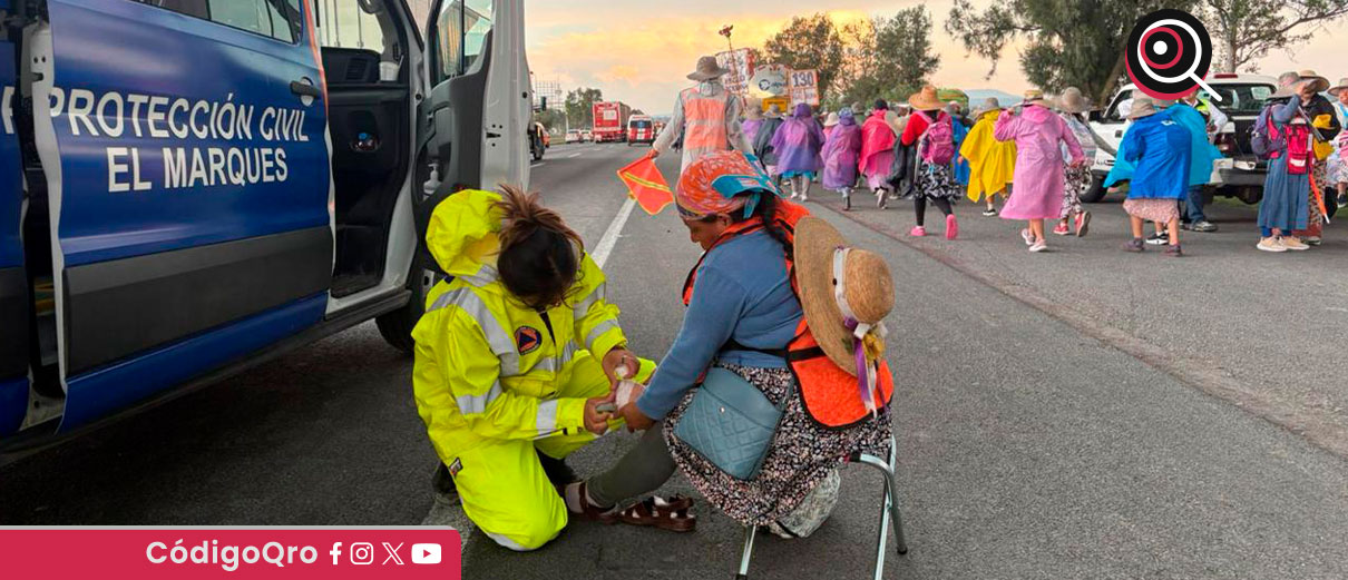 Protección Civil ofreció atención médica prehospitalaria y seguimiento durante todo el recorrido, con un saldo blanco / Foto: Cortesía