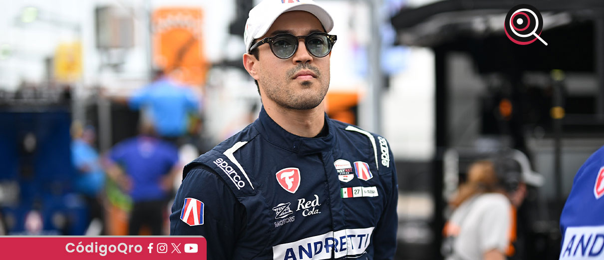 Salvador de Alba rescató un ‘top 10’ en su visita a Laguna Seca, en la que se llevó a cabo la fecha doble de la Indy NXT, categoría de desarrollo de la IndyCar / Foto: Cortesía