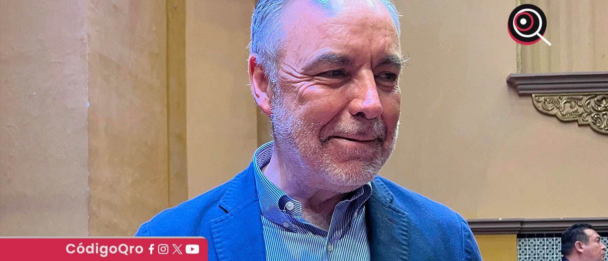 Alfonso Ramírez Cuéllar dijo no ser partidario de una APP para proyectos como el proyecto El Batán, y afirmó que se tiene que revisar la propuesta de una asociación pública privada / Foto: Olivia Arredondo