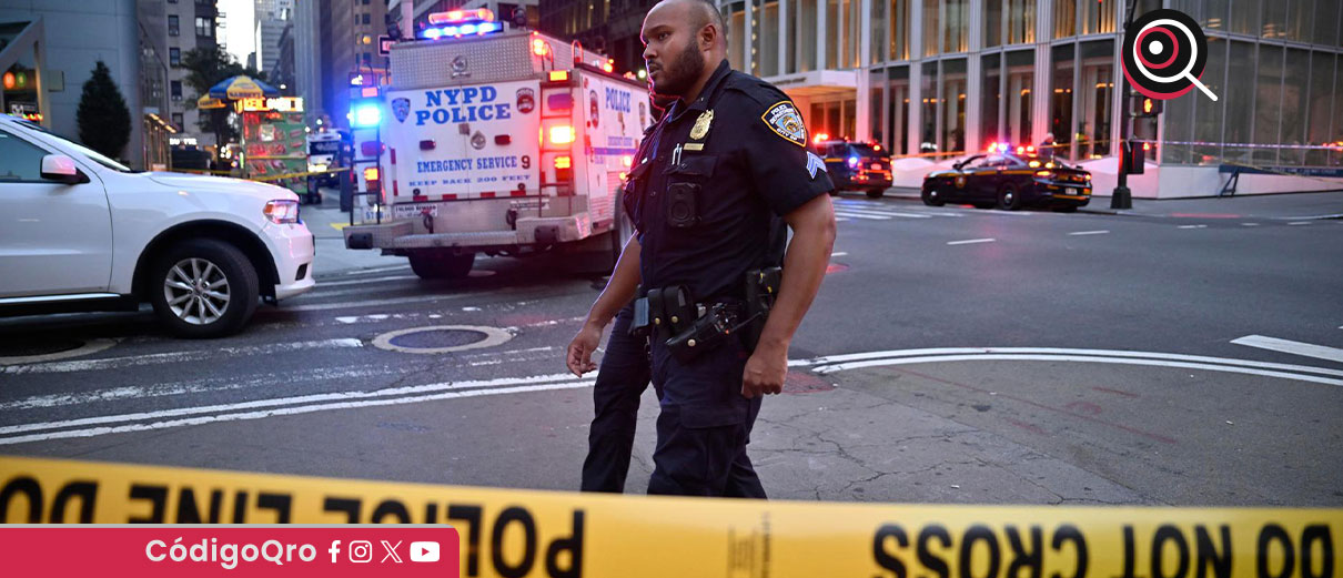 El alcalde de Nueva York, Eric Adams, informó que el tiroteo ocurrido el lunes en Manhattan tenía como objetivo las oficinas de la NFL / Foto: Agencia EFE
