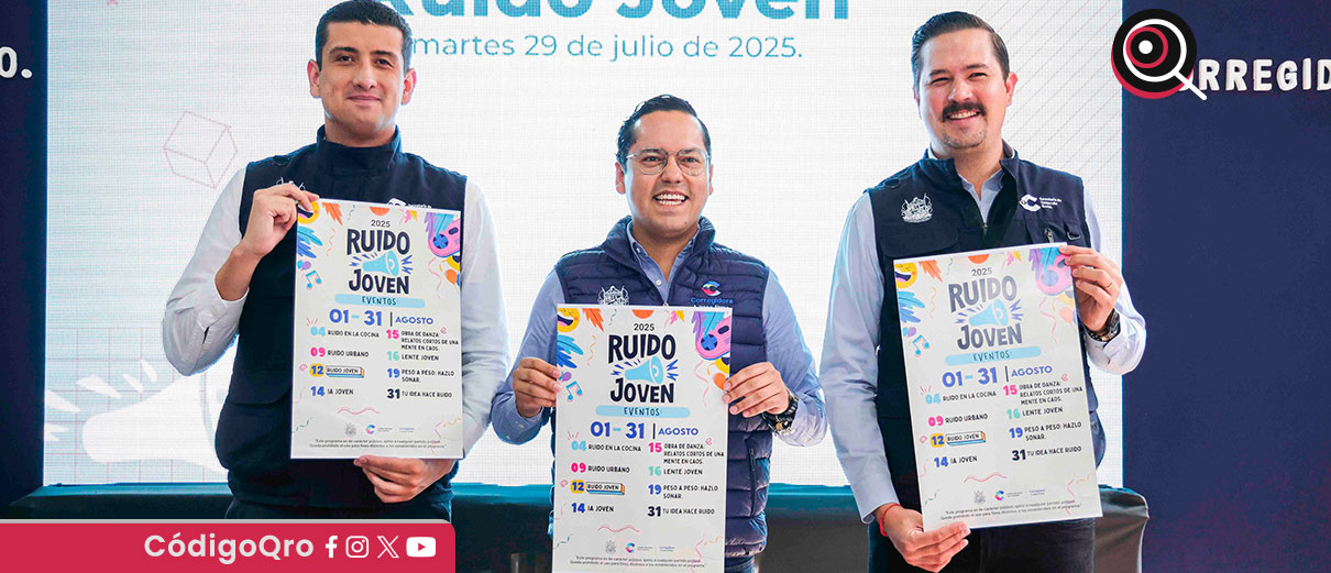 El municipio de Corregidora lanzó la campaña “Ruido Joven”, una iniciativa dirigida a las juventudes de la demarcación que contempla actividades, talleres, conferencias y espacios de expresión  / Foto: Cortesía