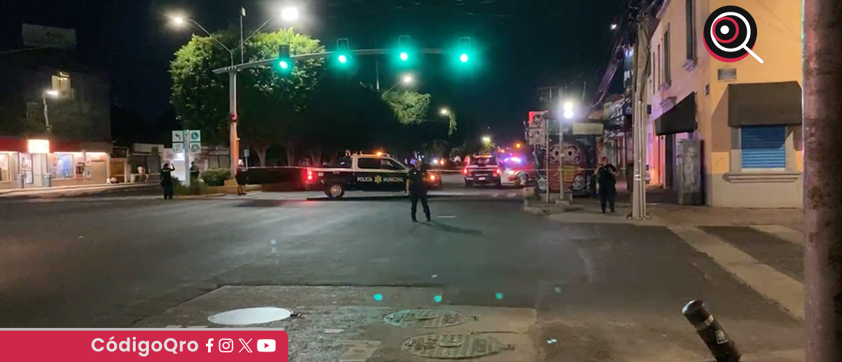 Policías municipales de Querétaro localizaron a 2 hombres sin vida en avenida Zaragoza. Foto: Especial