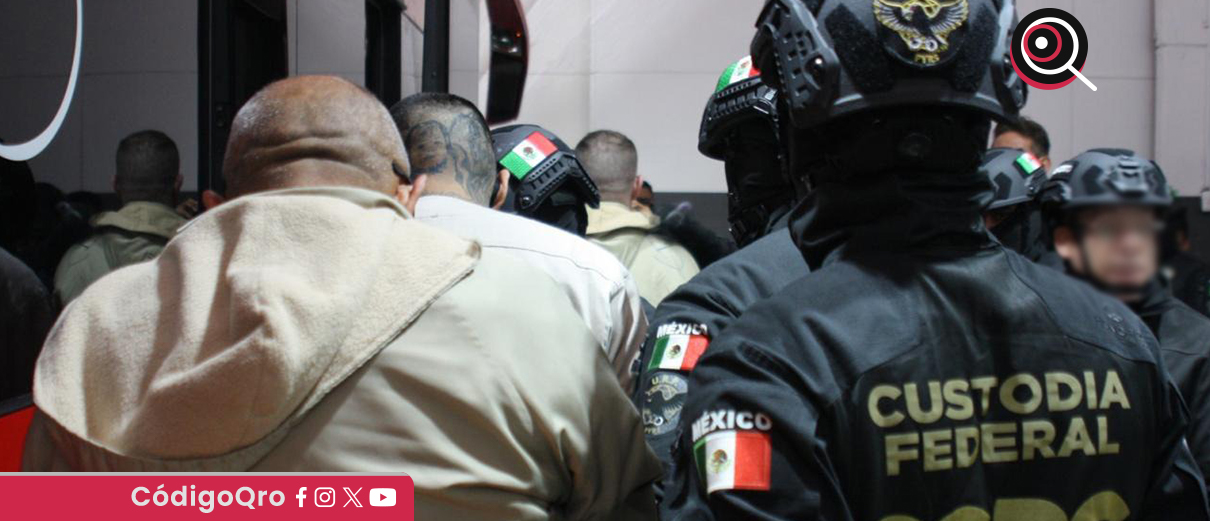 Trasladan a 60 personas privada de la libertad desde Querétaro, Ciudad de México y Estado de México. Foto: Especial