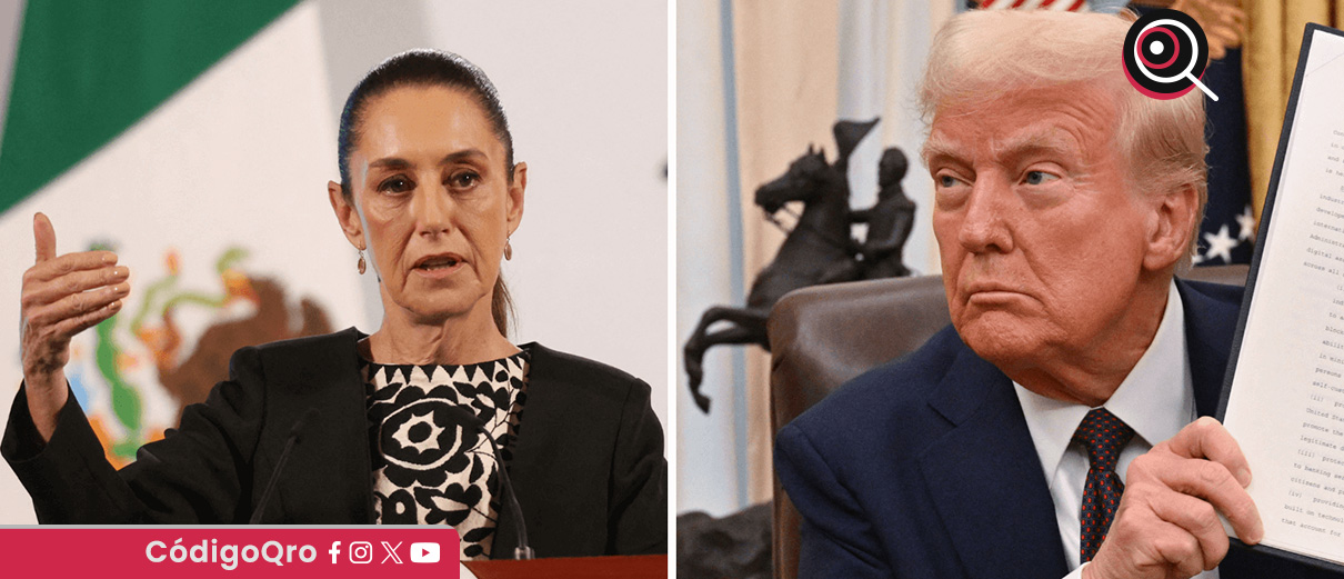 Claudia Sheinbaum sostendrá una conversación por teléfono con Donald Trump. Foto: Especial