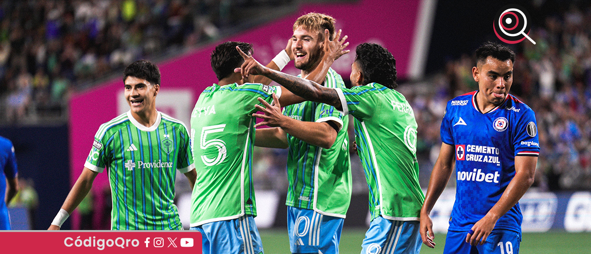 Cruz Azul cayó goleado 7-0 por Seattle Sounders. Foto: Especial