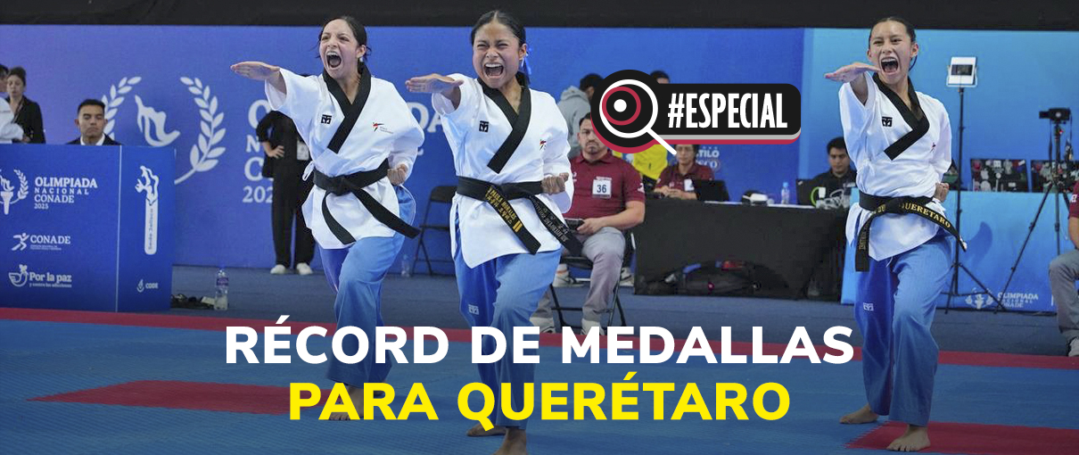 Récord de medallas para Querétaro