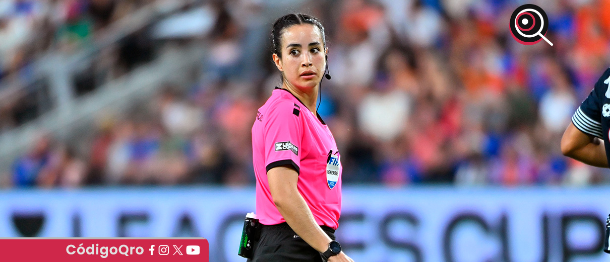 La árbitra central mexicano Katia Itzel García recibió amenazas por redes sociales. Foto: Mexsport