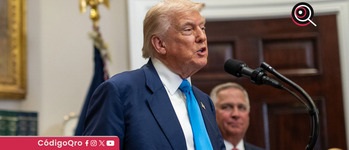 Trump defendió a la actriz Sydney Sweeney por un anuncio de American Eagle criticado por referencias genéticas / Foto: Cortesía