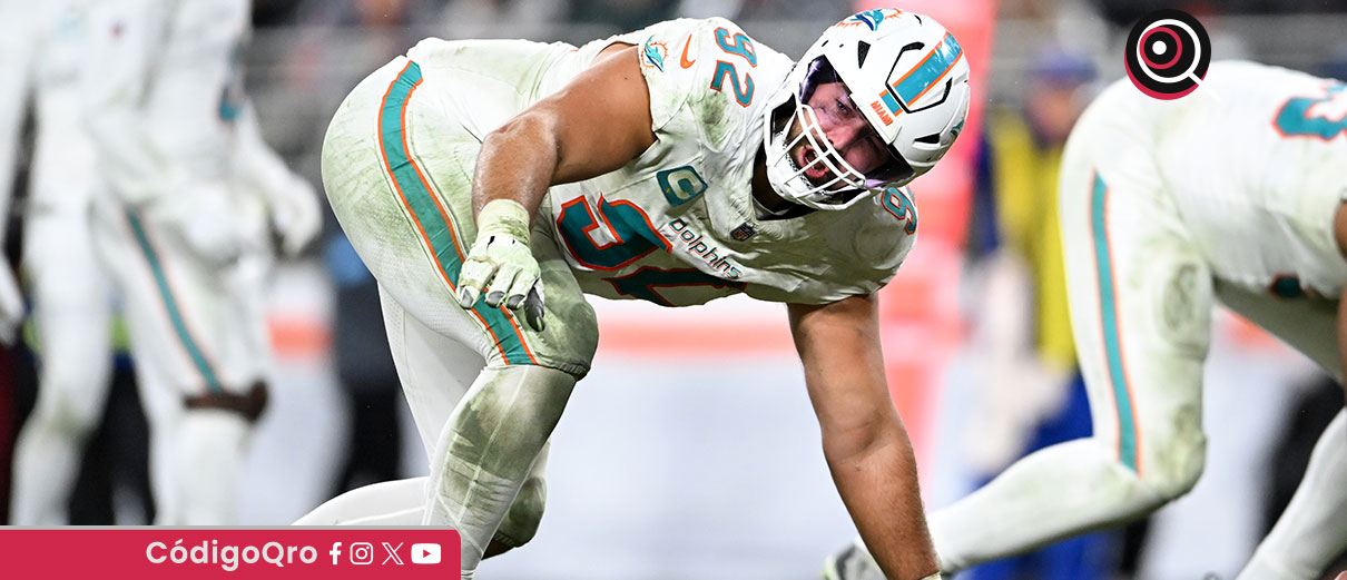 Con 1.98 metros de estatura y 136 kilos de peso, Zach Sieler ha sido el jugador más constante del sistema defensivo de Miami / Foto: Cortesía