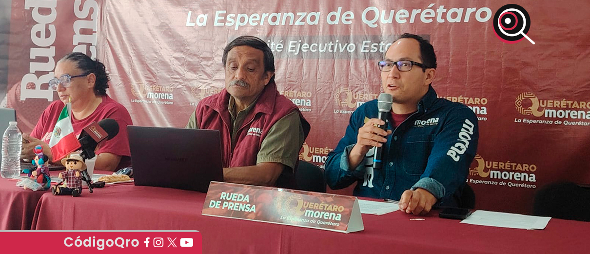 Morena Querétaro pide replantear Sistema Batán. Foto: Olivia Arredondo