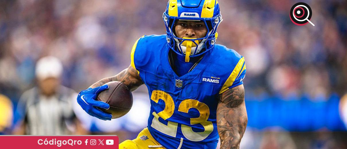 Kyren Williams firmó una extensión con los Rams por 3 años y $33 millones / Foto: Cortesía