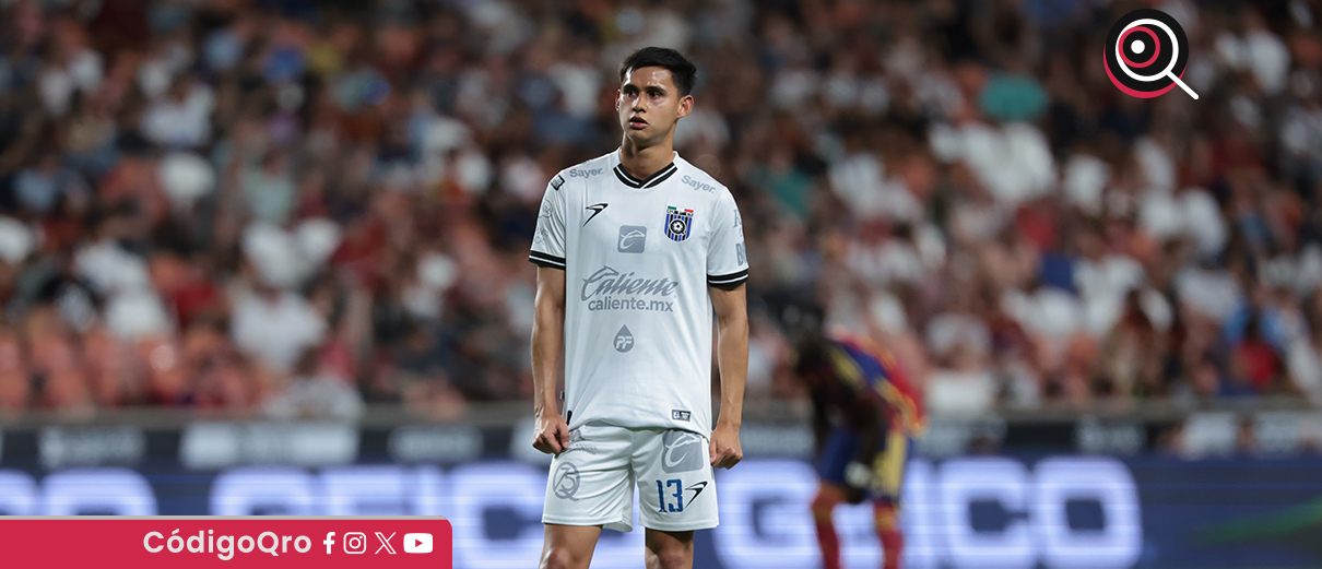 Los Gallos Blancos de Querétaro perdieron con el Real Salt Lake en el cierre de la Leagues Cup. Foto: Especial