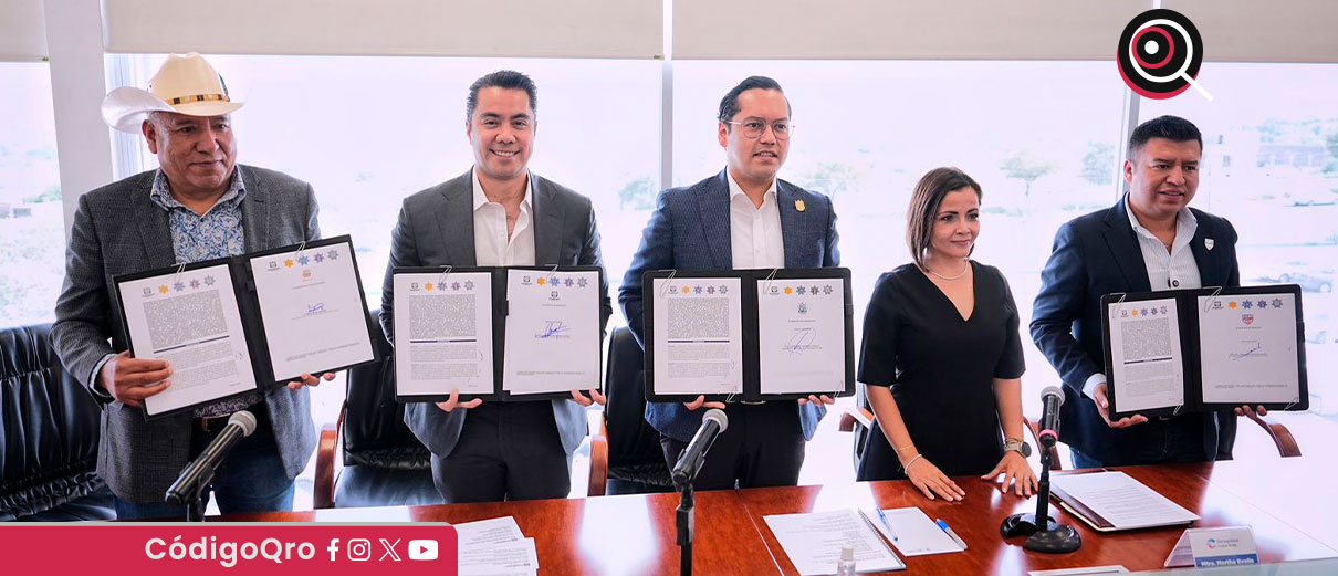 Querétaro, Corregidora, Amealco y Huimilpan acordaron implementar CuelgaApp / Foto: Cortesía