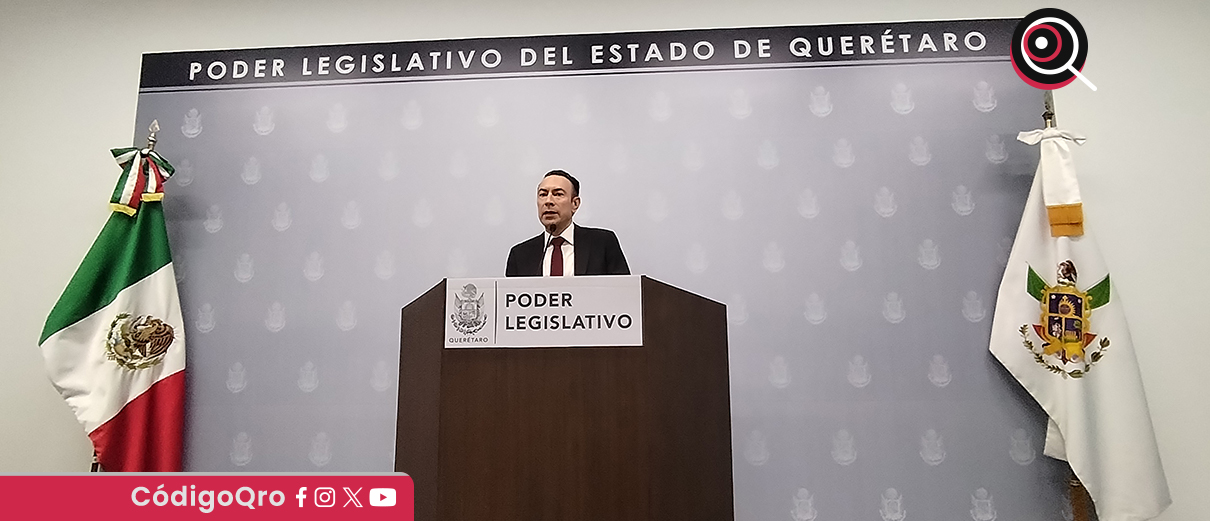 El diputado local de Morena, Arturo Maximiliano García Pérez, propuso establecer el gobierno de coalición. Foto: Olivia Arredondo