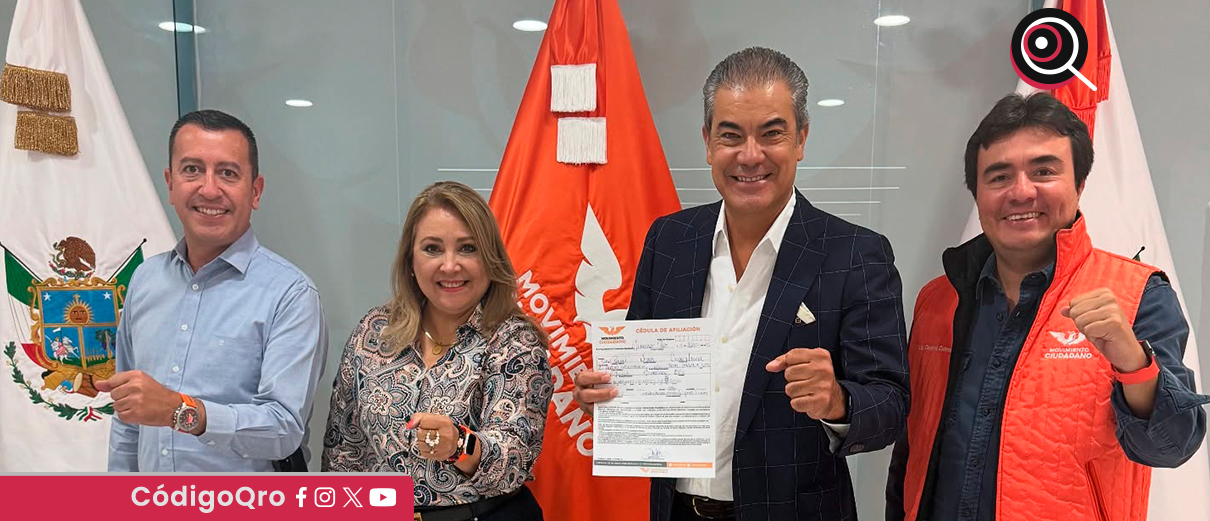 Óscar San Román se sumó a las filas de Movimiento Ciudadano. Foto: Especial