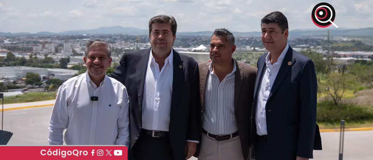 Luis Humberto Fernández recibió en Querétaro a Pedro Haces. Foto: Especial