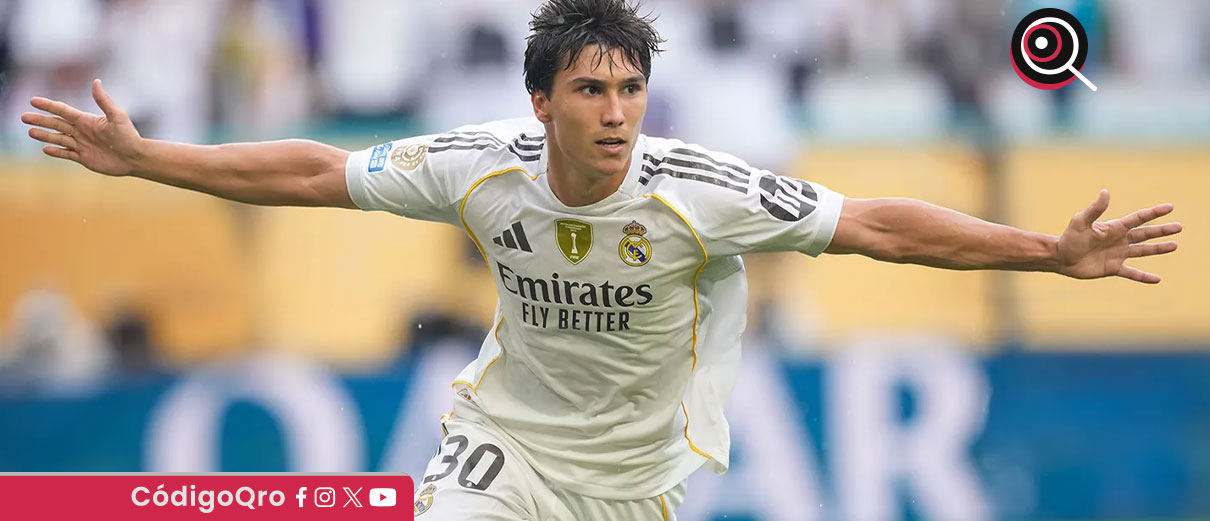 Real Madrid confirmó la renovación de Gonzalo García, delantero español de 21 años, hasta el 30 de junio de 2030