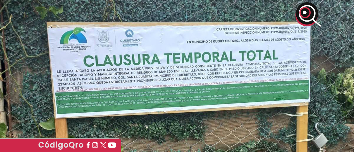 clausuran, chatarrera, capital,