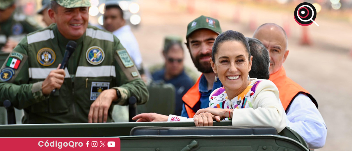 La presidenta Claudia Sheinbaum Pardo supervisó el avance de las obras del tren México-Querétaro. Foto: Especial