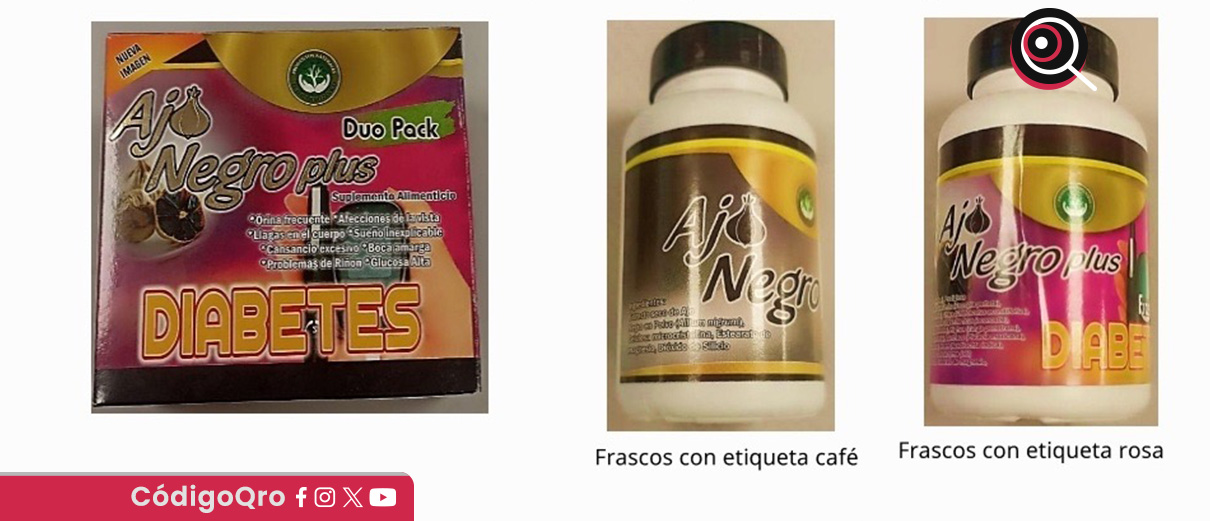 La Cofepris advirtió sobre publicidad engañosa sobre el producto Ajo Negro. Foto: Especial