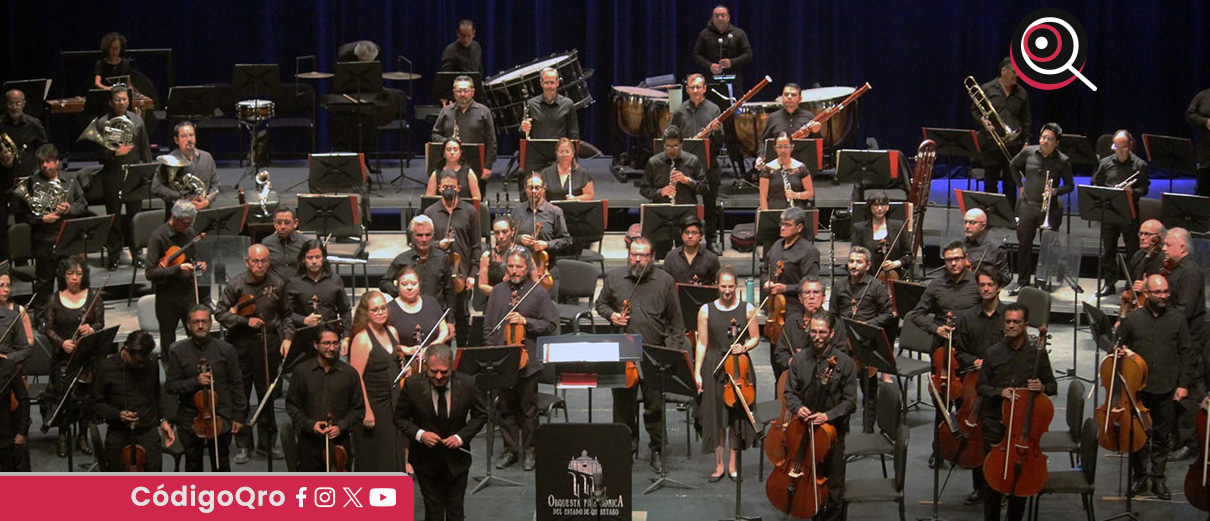 La Orquesta Filarmónica de Querétaro se presentará en el Palacio Legislativo de San Lázaro. Foto: Especial