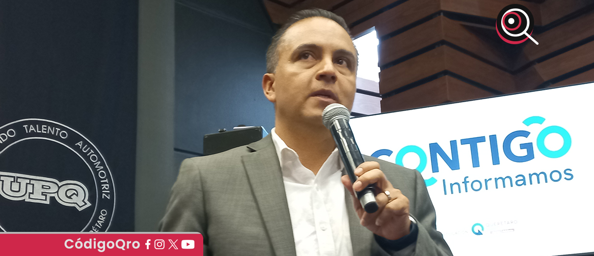 El secretario de Gobierno del estado de Querétaro, Eric Gudiño, confirmó quejas contra 150 notarías. Foto: Mónica Gordillo
