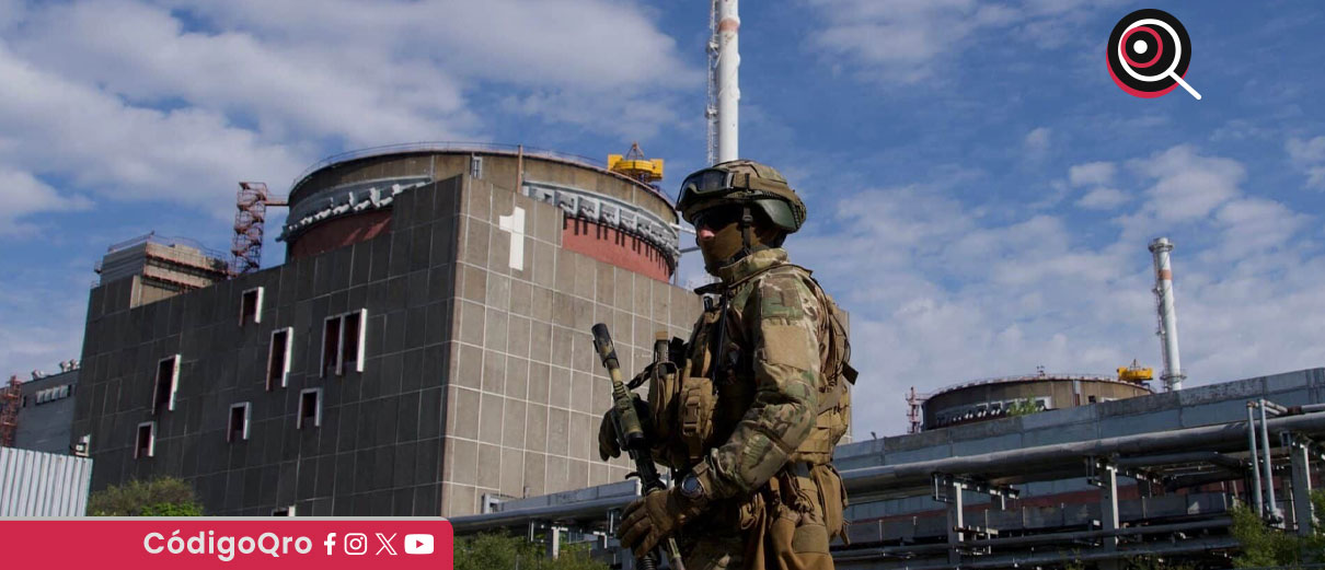 Balitski llamó a la población a mantener la calma y aseguró que el siniestro no representa riesgo para la operación de la central nuclear, que continúa funcionando con normalidad / Foto: Cortesía