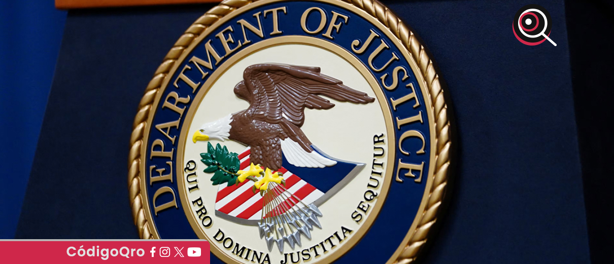 El Departamento de Justicia de Estados Unidos acusó a 3 de los 26 narcotraficantes enviados por México. Foto: Especial
