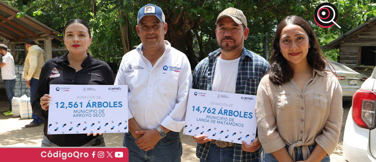 más de 27 mil árboles, Arroyo Seco, Landa de Matamoros,
