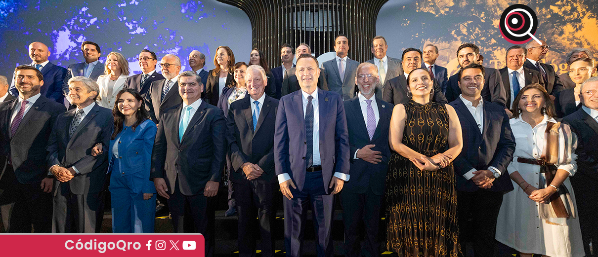 El gobernador Mauricio Kuri encabezó la celebración de los 50 años del Tec de Monterrey. Foto: Especial