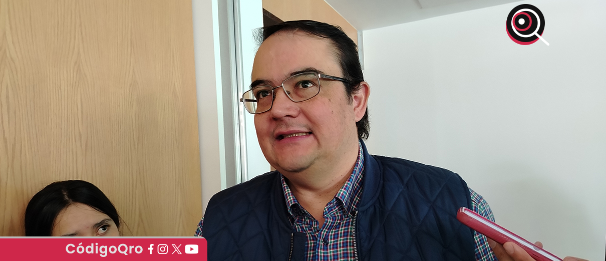 El diputado local del PAN, Guillermo Vega, opinó sobre la comisión para la reforma electoral. Foto: Olivia Arredondo