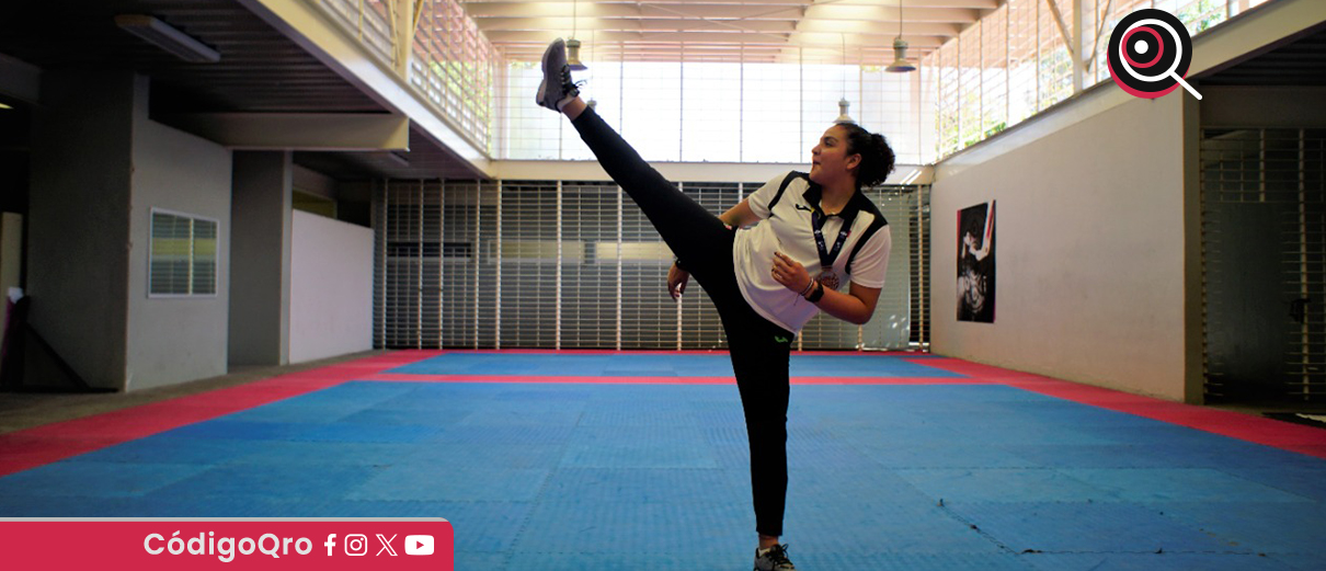 La queretana Paloma García comenzará su participación en los Juegos Panamericanos Junior 2025. Foto: Especial 