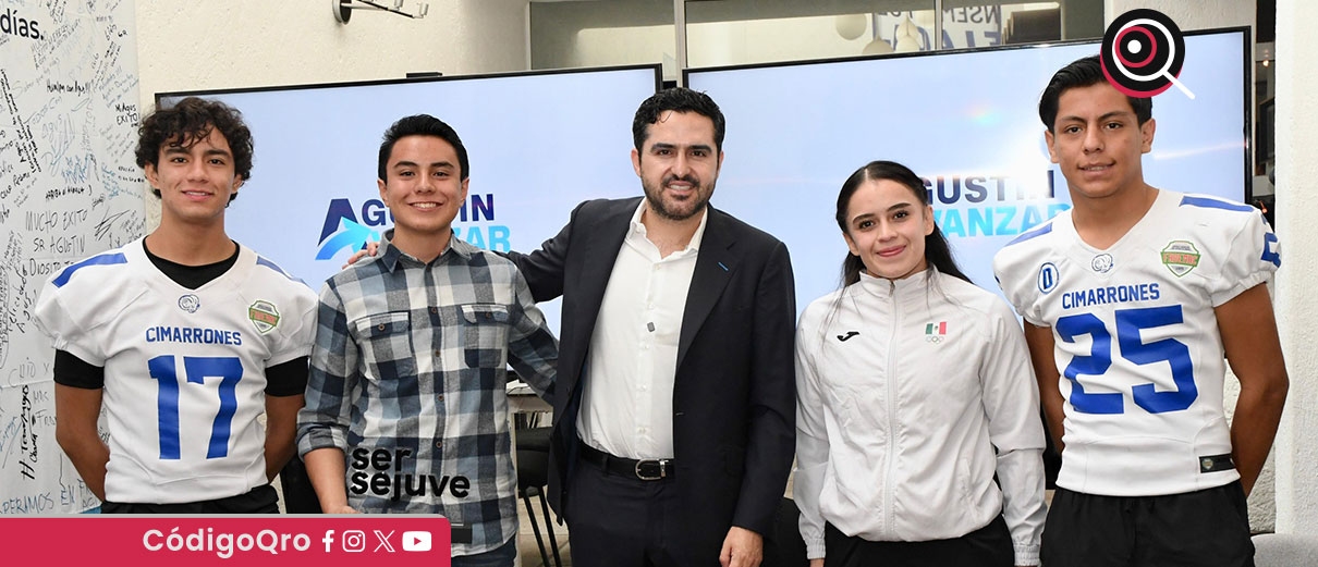 Dorantes subrayó que el propósito es evitar que jóvenes con talento deportivo abandonen sus estudios o su preparación por falta de recursos económicos / Foto: Cortesía