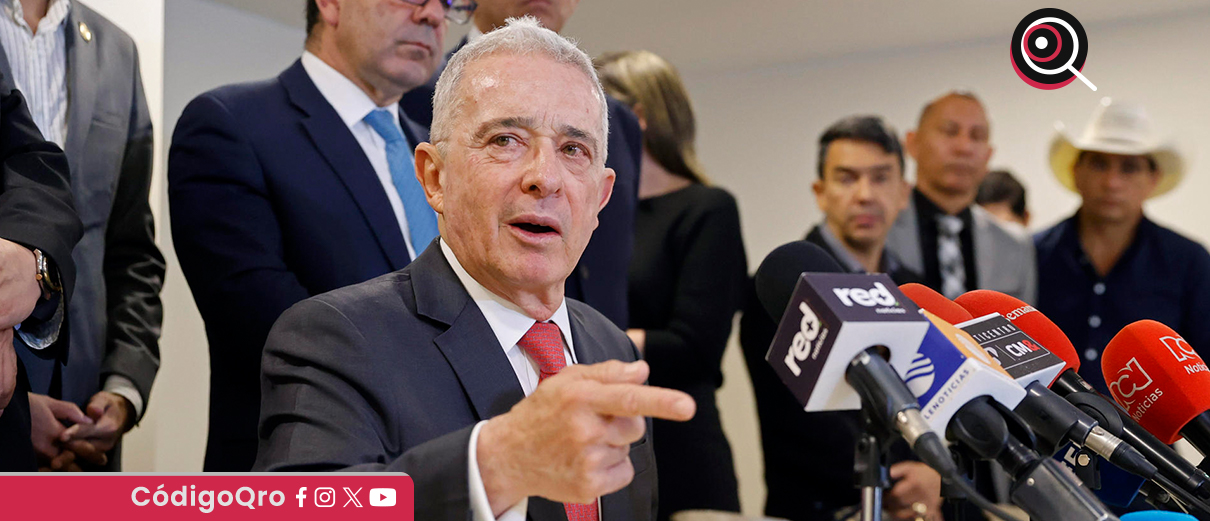 El expresidente de Colombia, Álvaro Uribe, logró su liberación de prisión domiciliaria. Foto: Agencia EFE