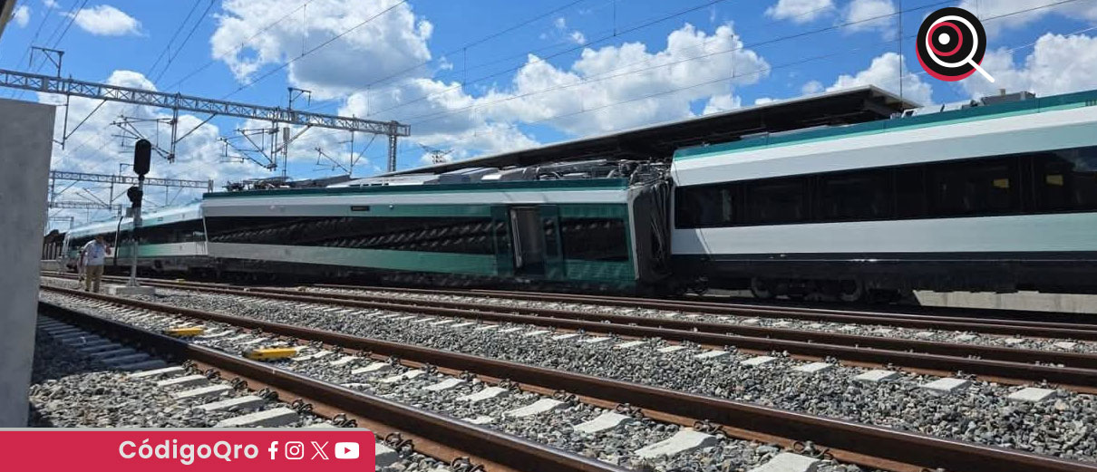 Este hecho se suma a al menos otros dos percances ocurridos en los últimos dos años de operación del Tren Maya / Foto: Cortesía