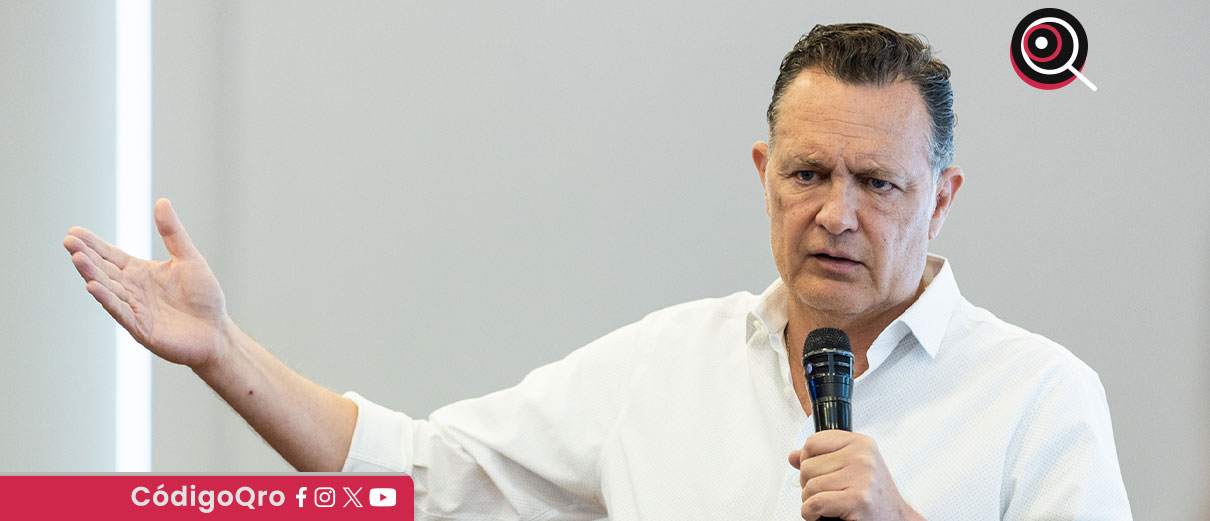 Kuri destacó que “Querétaro se vende solo” gracias a su calidad de vida, certeza jurídica y servicios, aunque reconoció que estos beneficios implican costos operativos para las empresas / Foto: Cortesía